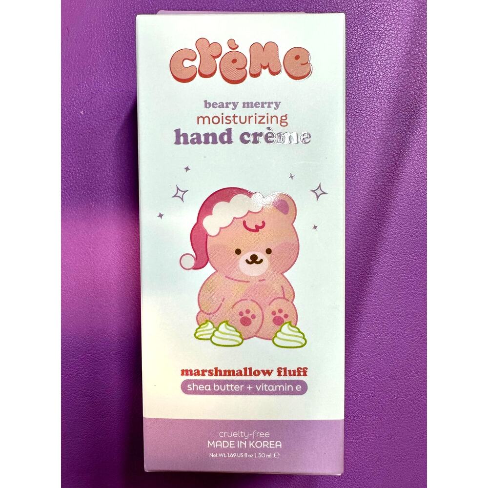 The Crème Shop Beary Merry Moisturizing Hand Crème Marshmallow Fluff